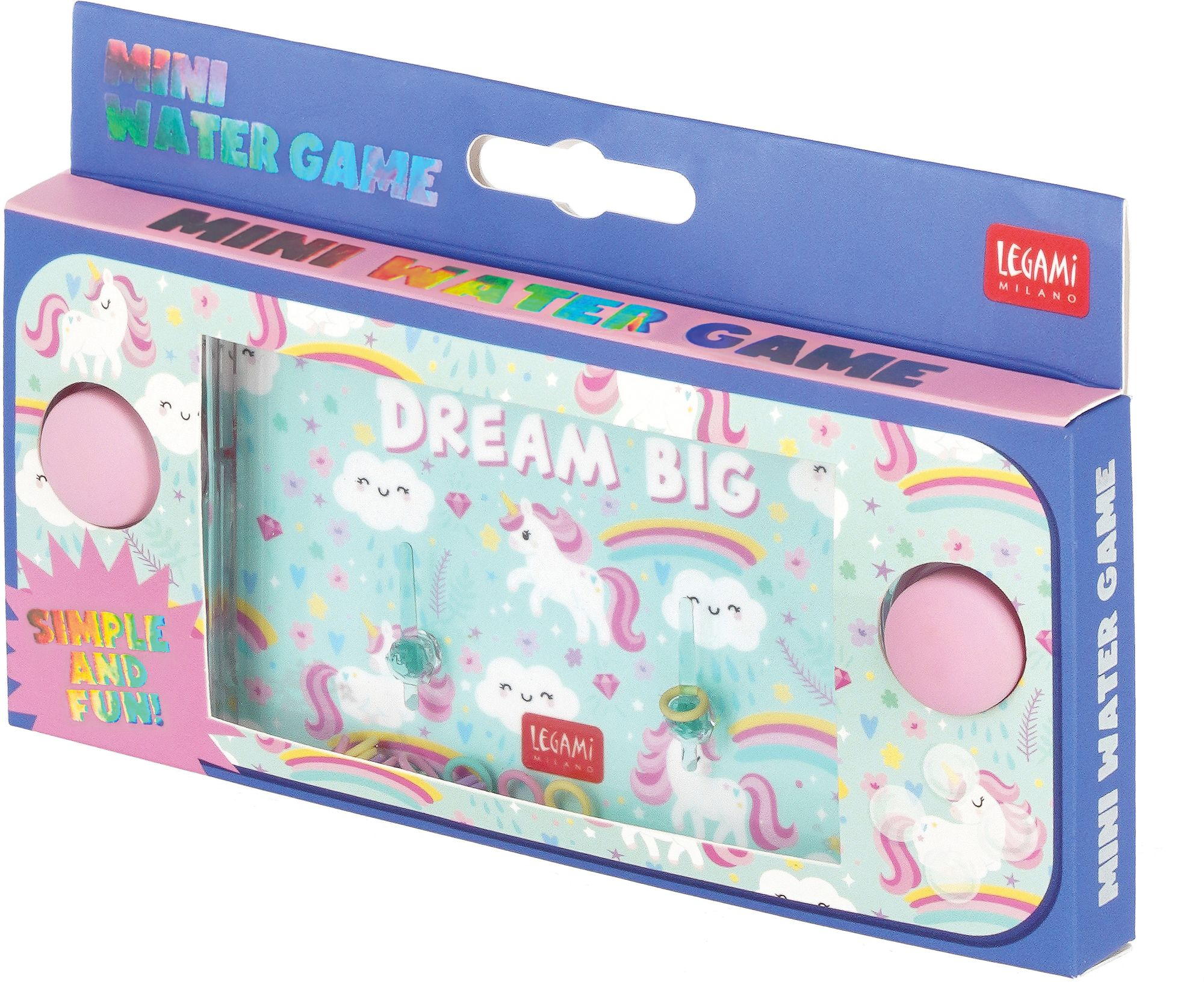 Alternative view of Legami Mini Water Game - Unicorn