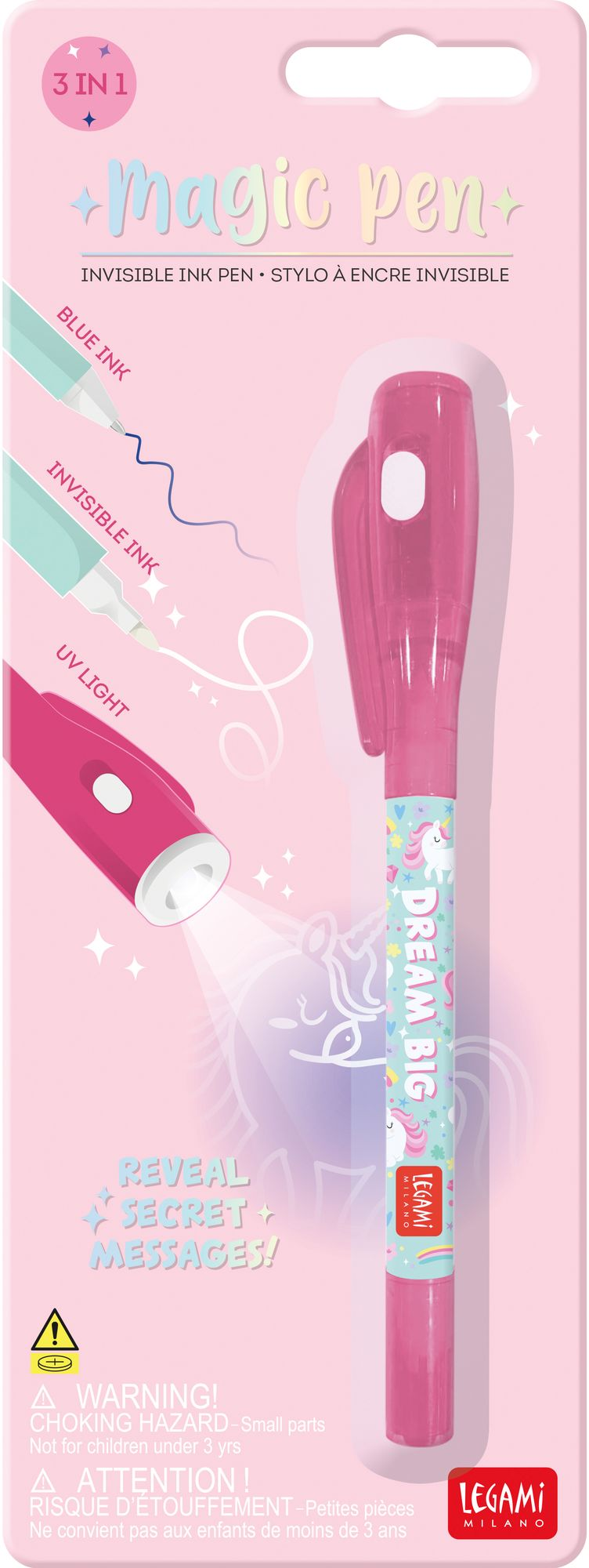 Alternative view of Legami Invisible Ink Pen - Magic Pen - Unicorn