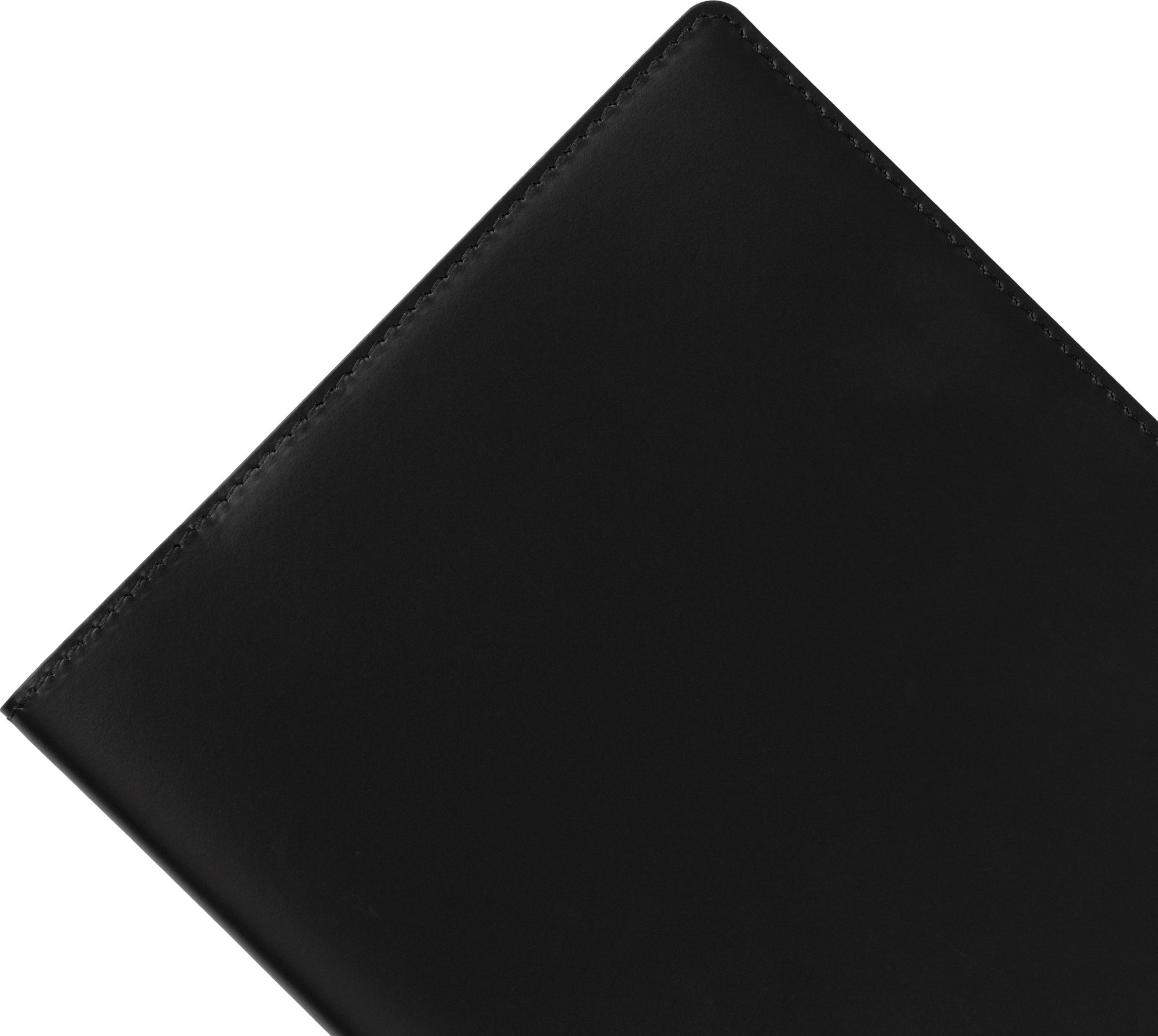 Paper Source Black Leather Refillable A5 Journal Cover - Image 5