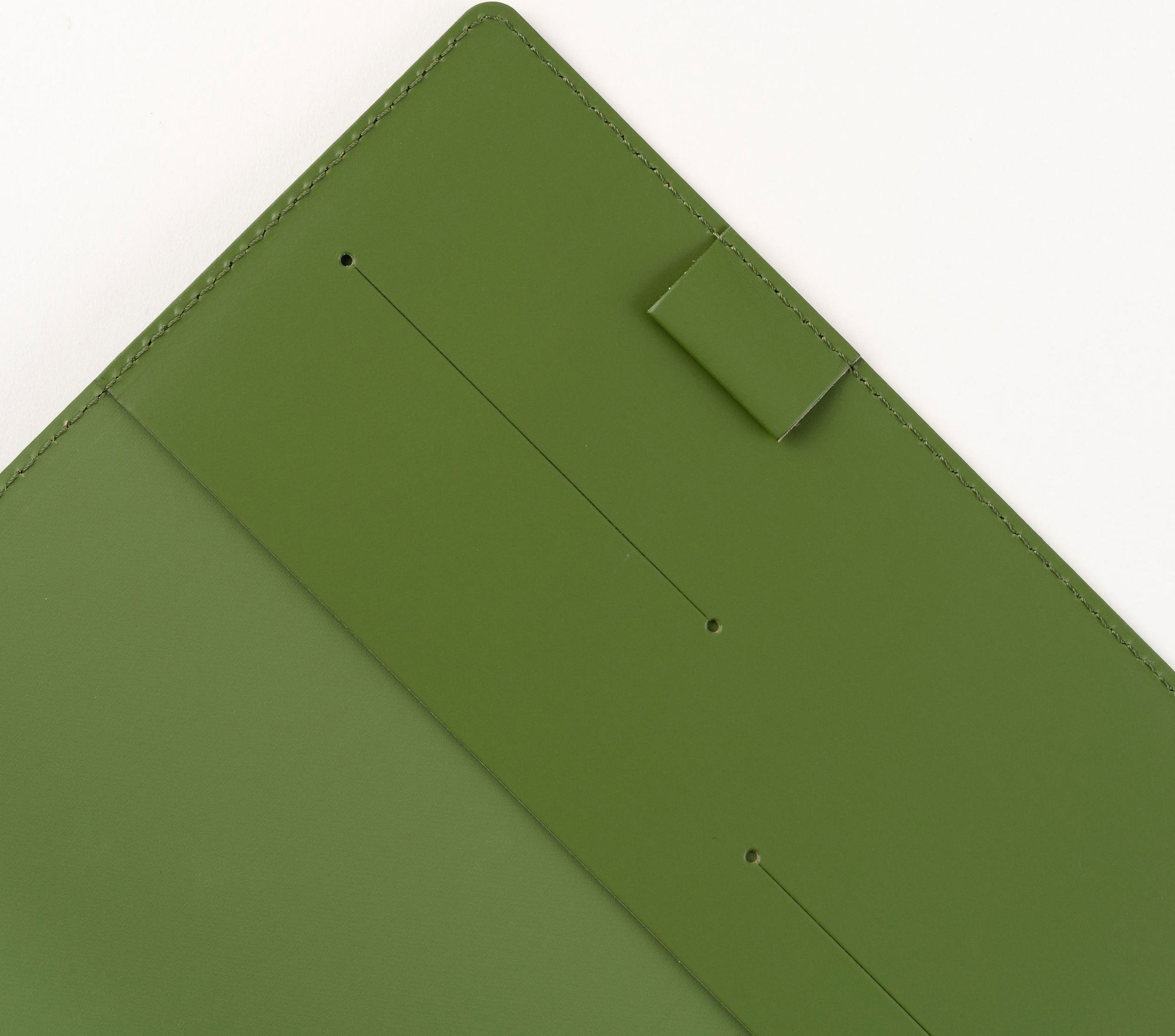 Paper Source Green Leather Refillable A5 Journal Cover - Image 6