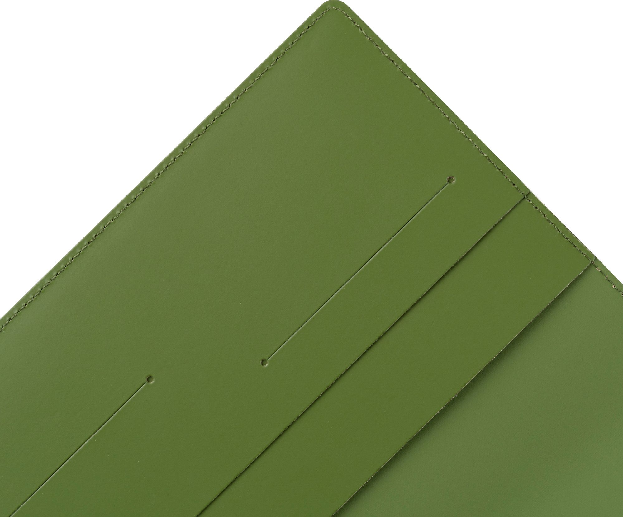 Paper Source Green Leather Refillable A5 Journal Cover - Image 7