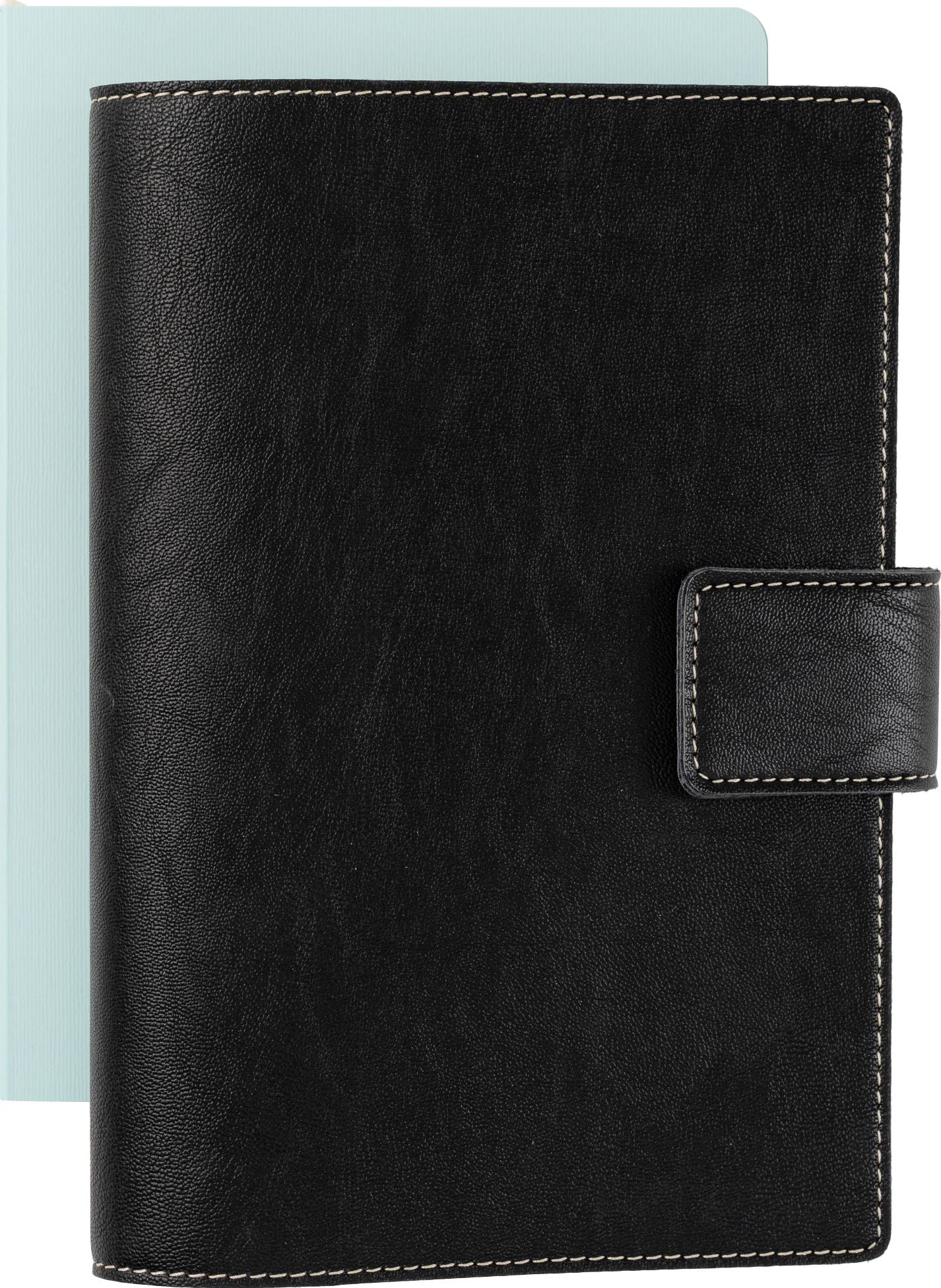 Alternative view of Paper Source Black A5 Leather Journal Cover with Clasp