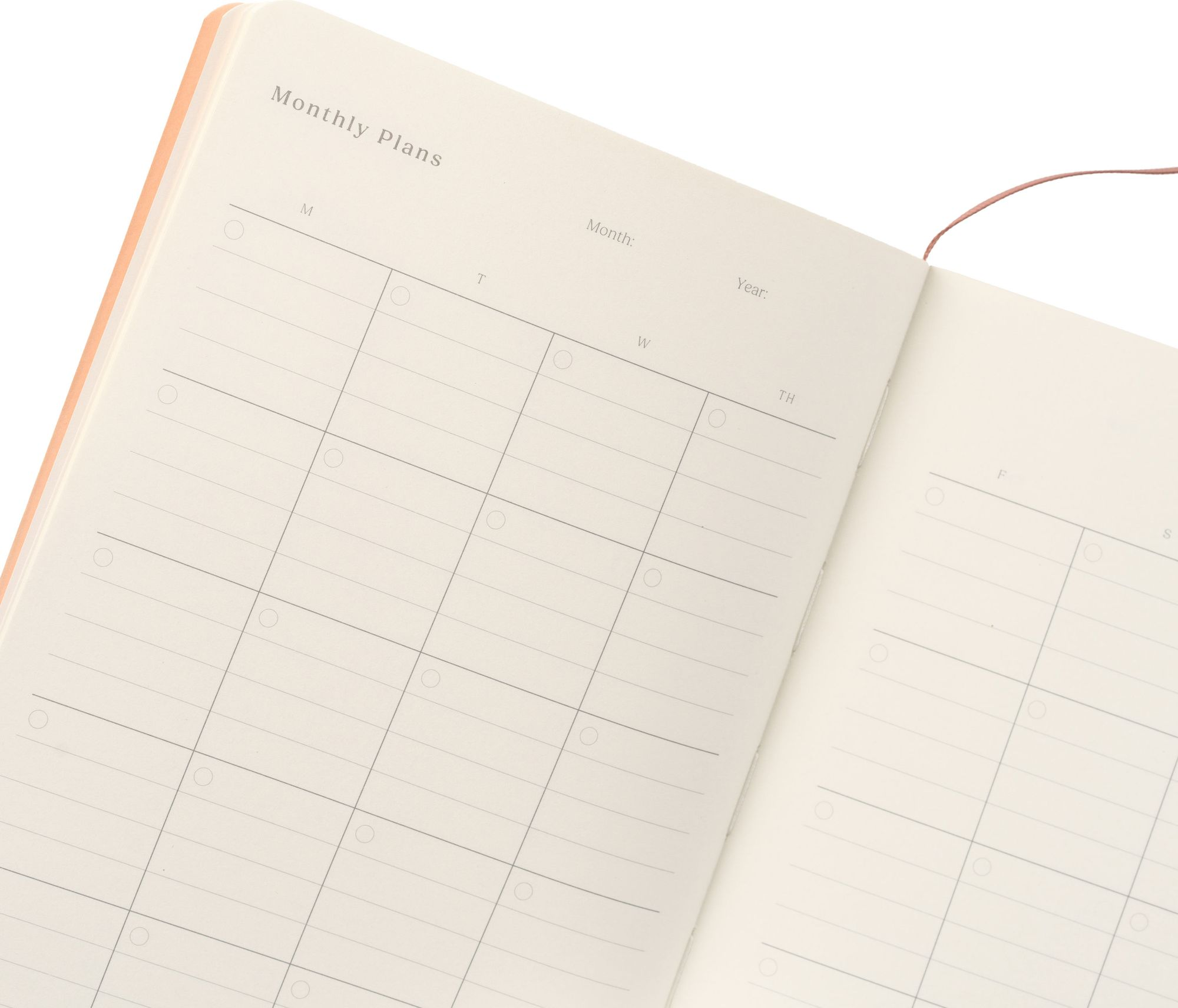 Paper Source A5 Weekly Horizontal Undated Planner Pages - Image 3