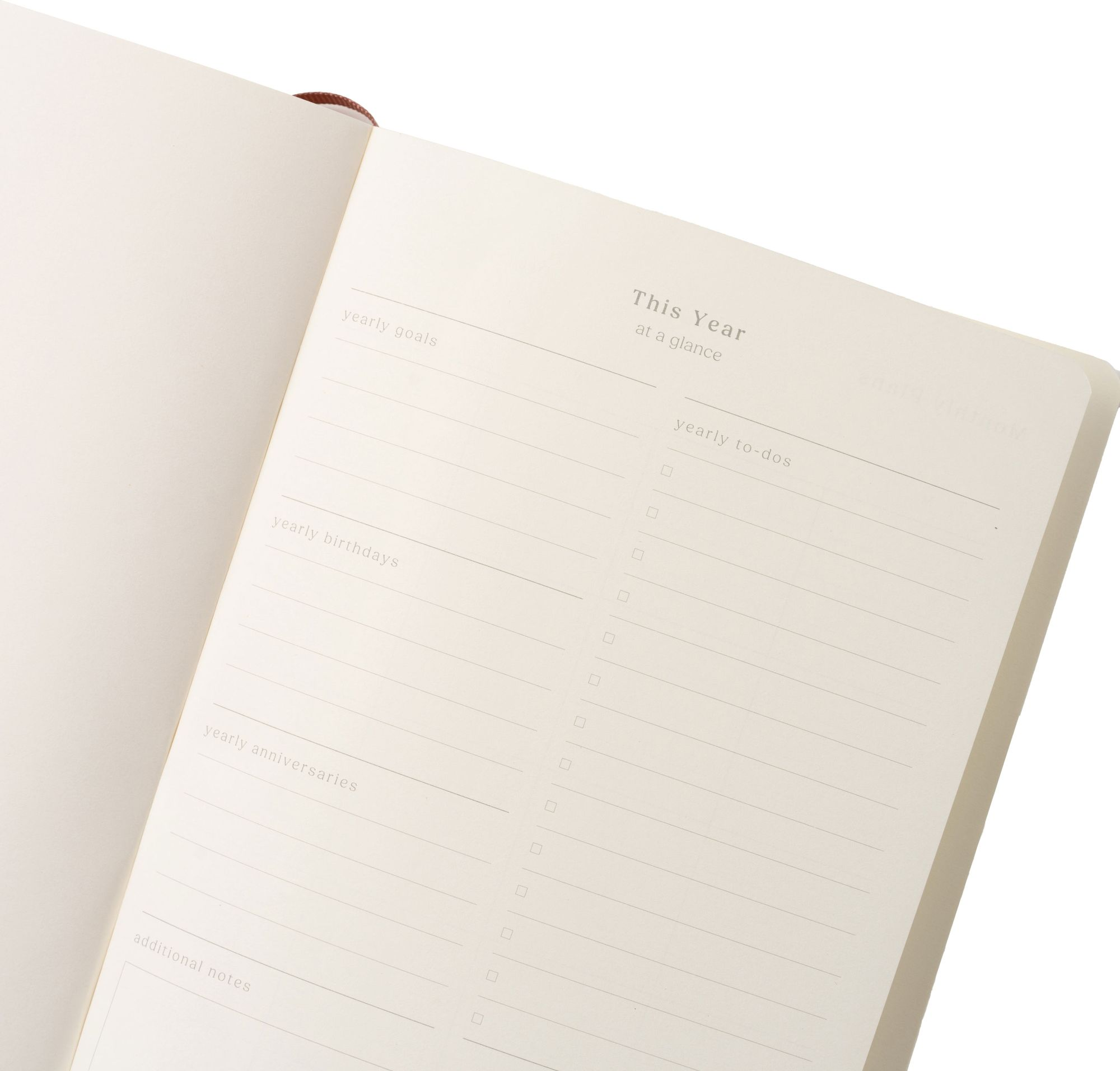 Paper Source A5 Weekly Horizontal Undated Planner Pages - Image 4