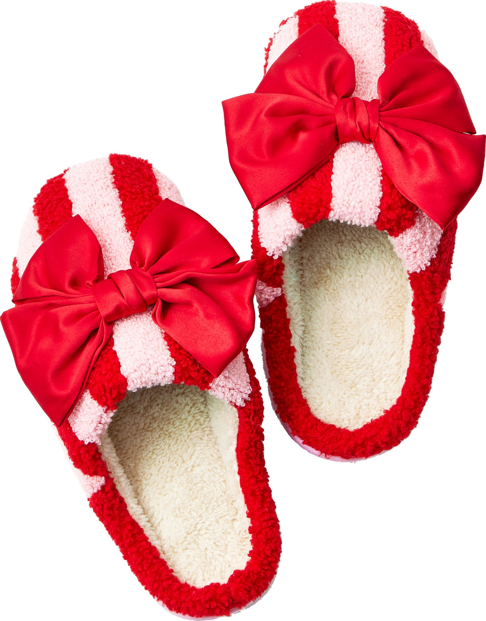 Alternative view of Striped Bow Slippers