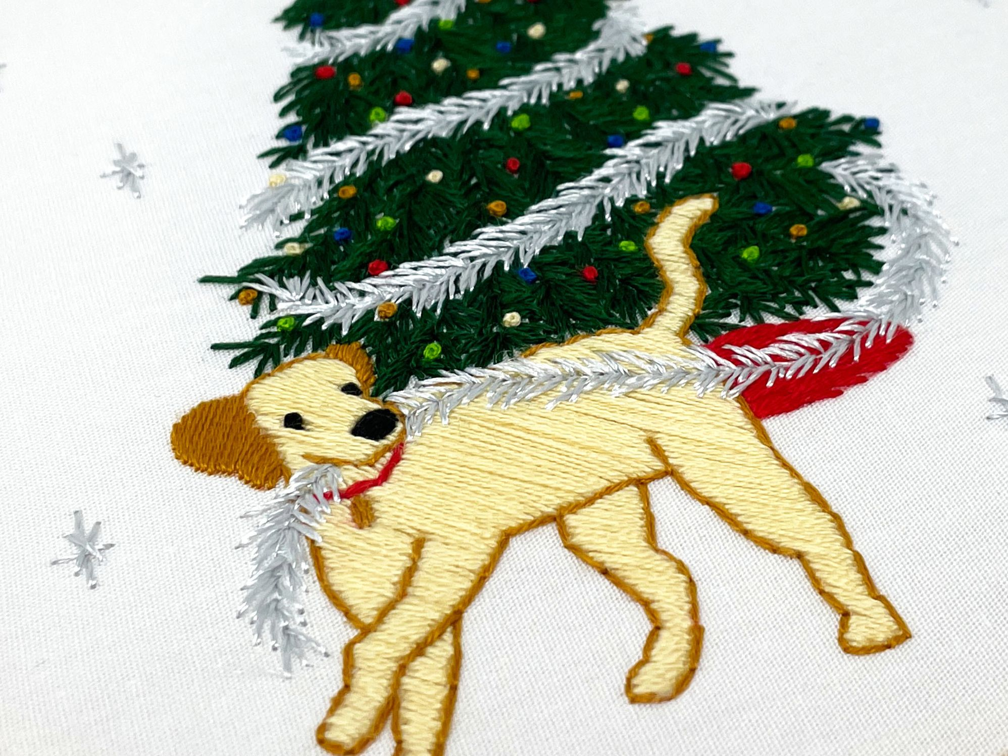 Alternative view of Bad Dog Embroidery Kit
