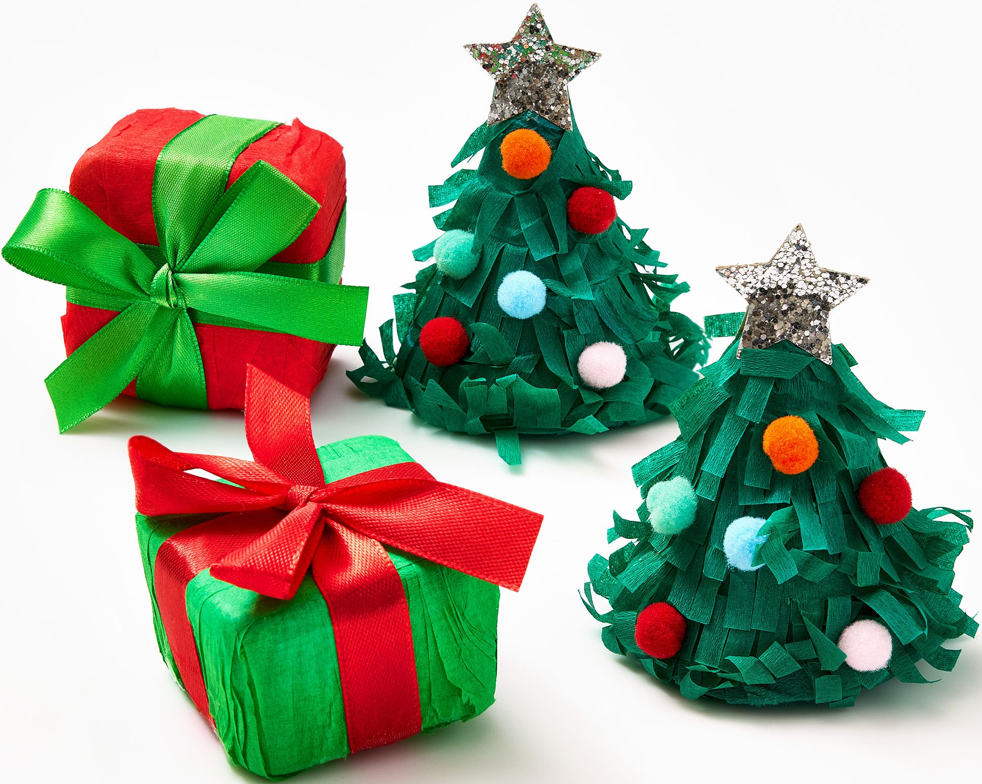 Alternative view of Tree and Present Surprise Balls S/4