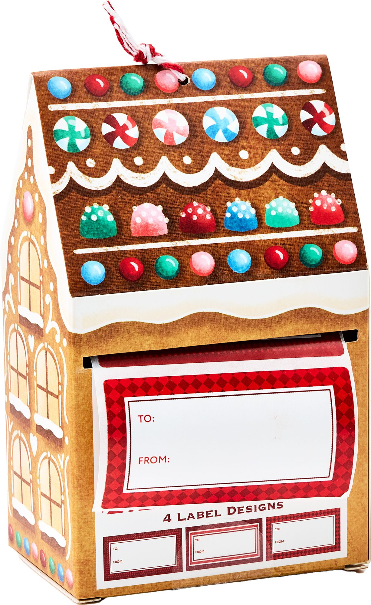 Alternative view of Gingerbread House Gift Labels 96 pc