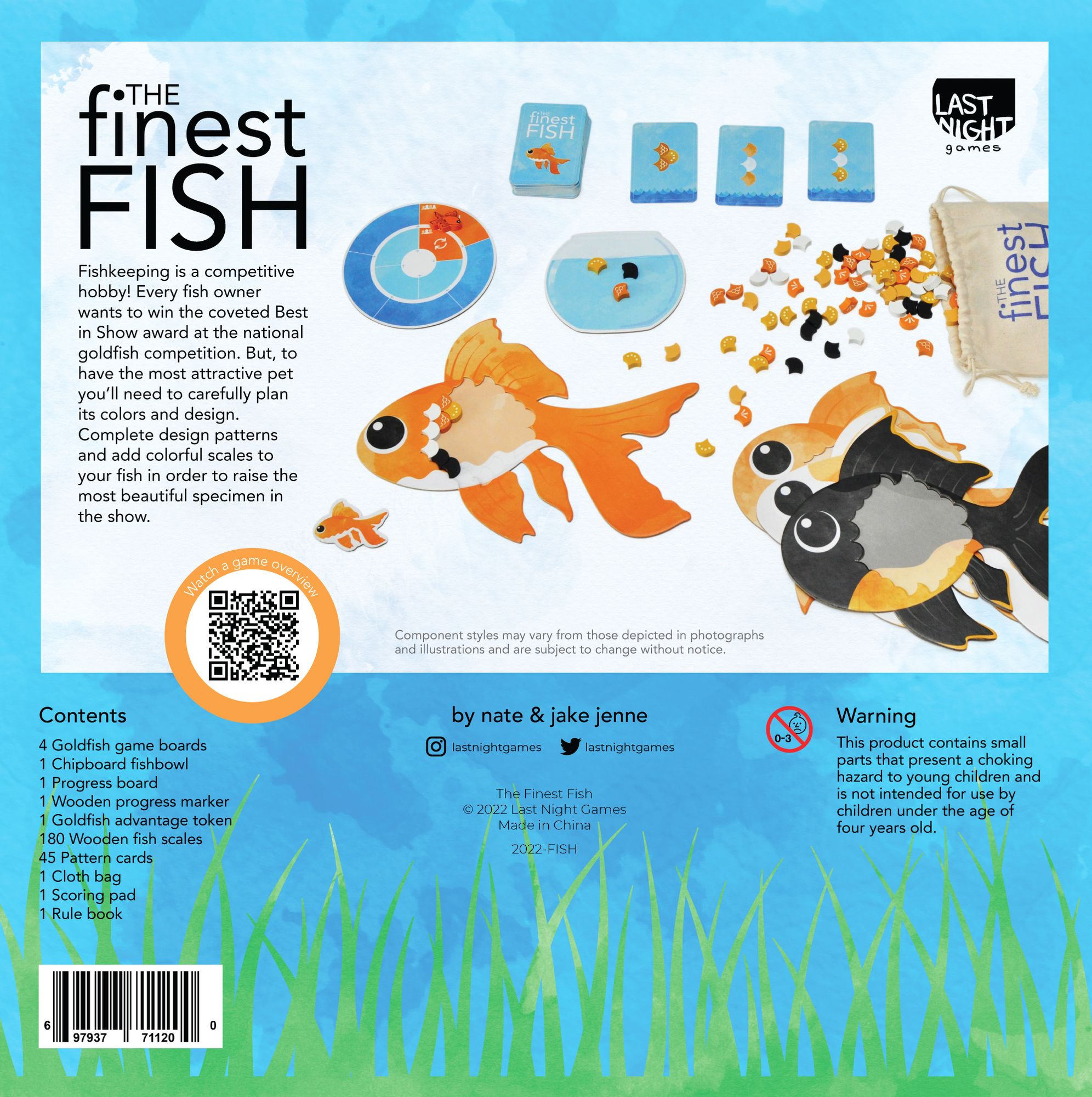 Alternative view of Finest Fish by Nathan Jenne and Jake Jenne (B&N Game of the Month)