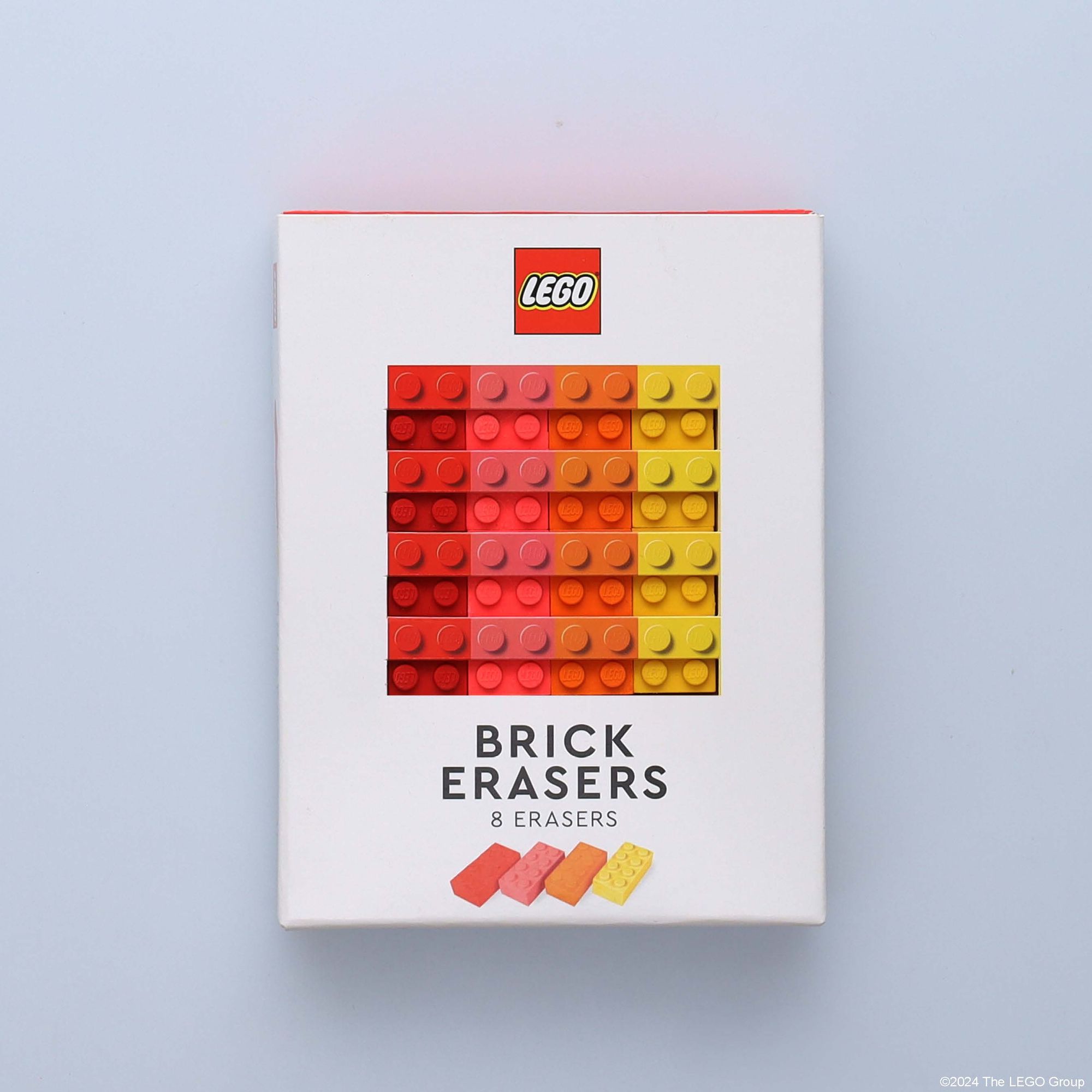 Alternative view of LEGO Brick Erasers (Multicolor)