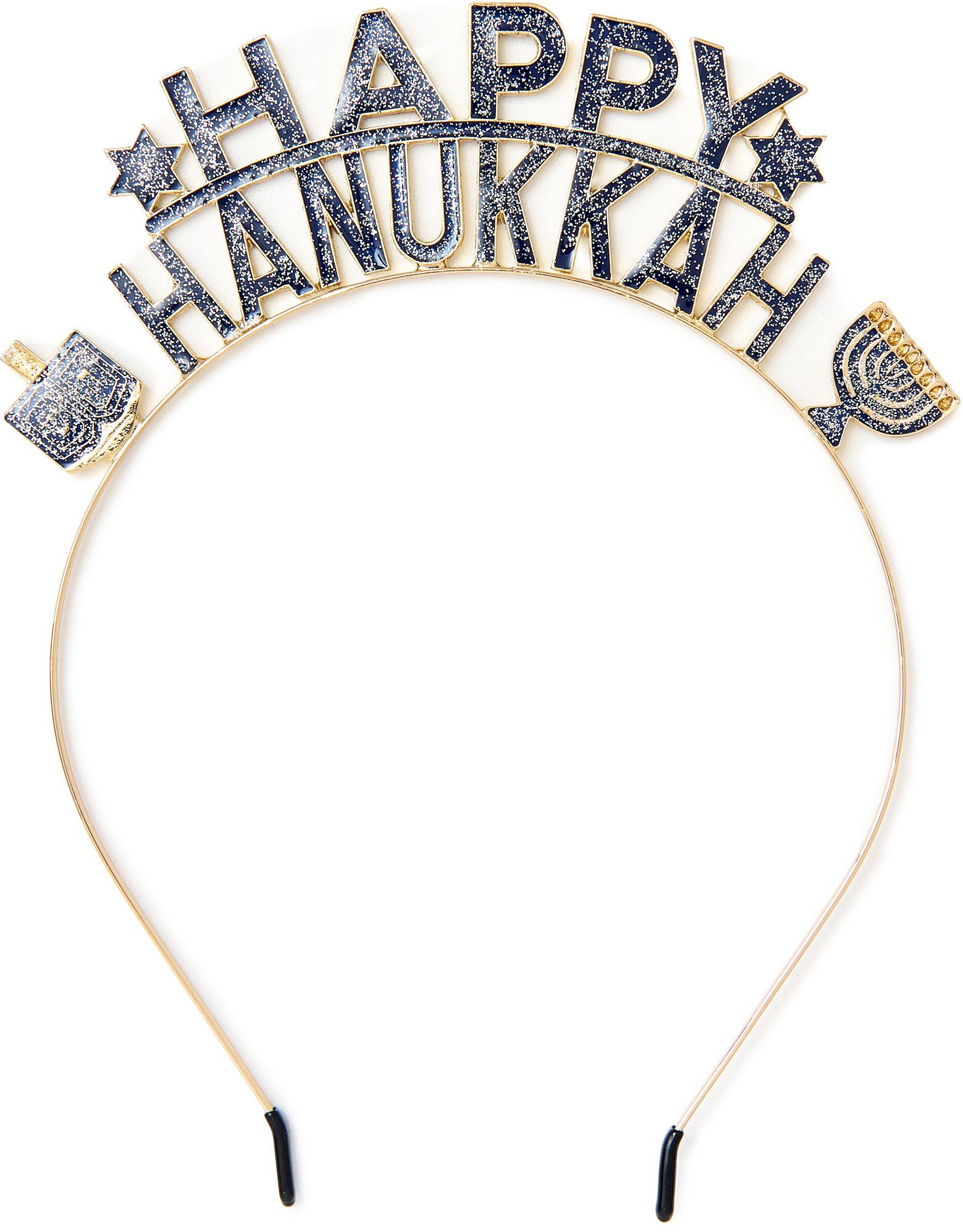 Alternative view of Happy Hanukkah Headband