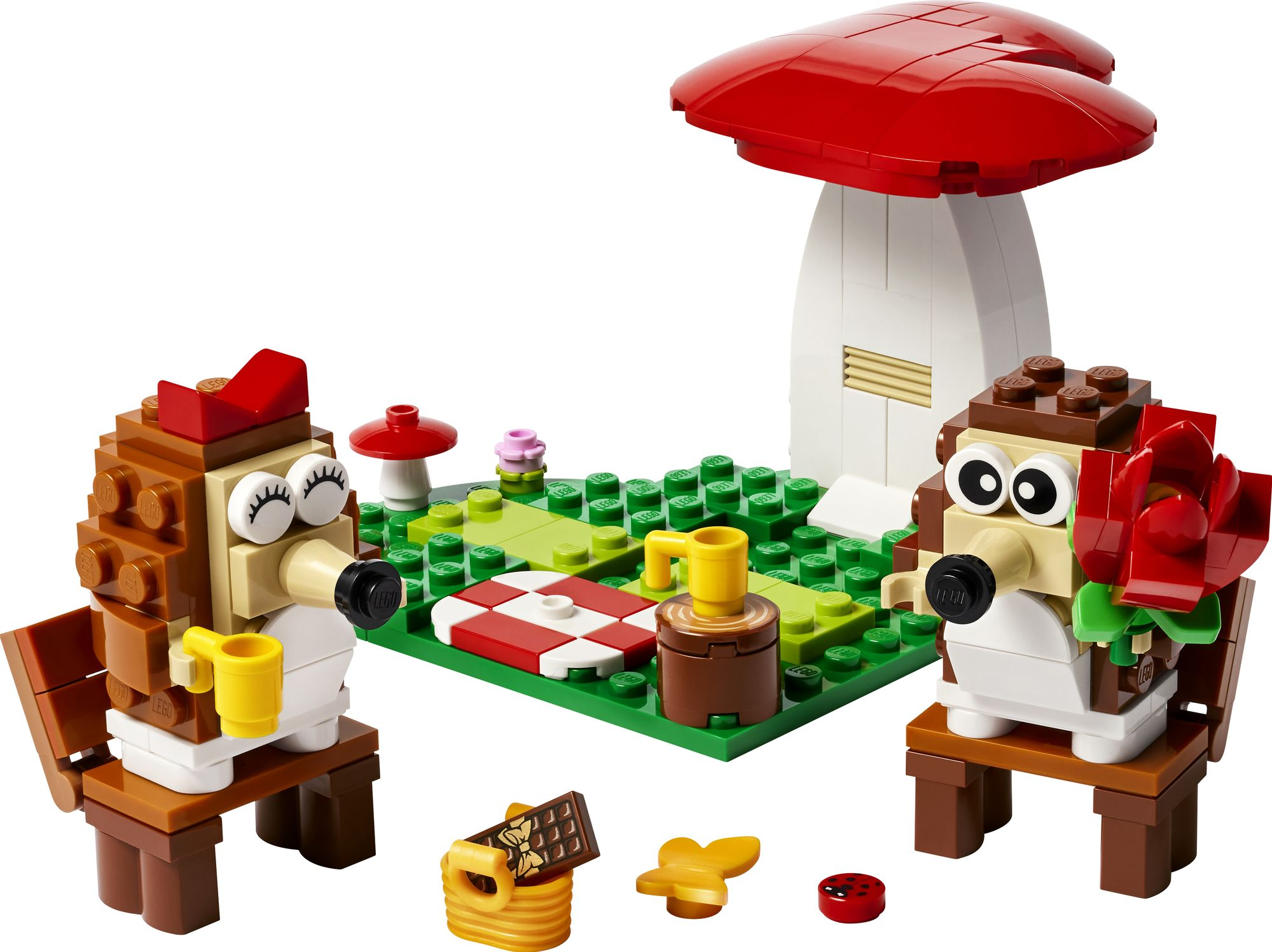 Alternative view of LEGO LEL Seasons Hedgehog Picnic Date 40711