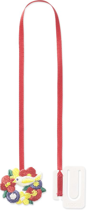 Alternative view of Midori Embroidery Bookmark Clip Bird