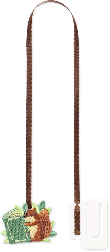Alternative view of Midori Embroidery Bookmark Clip Hedgehog