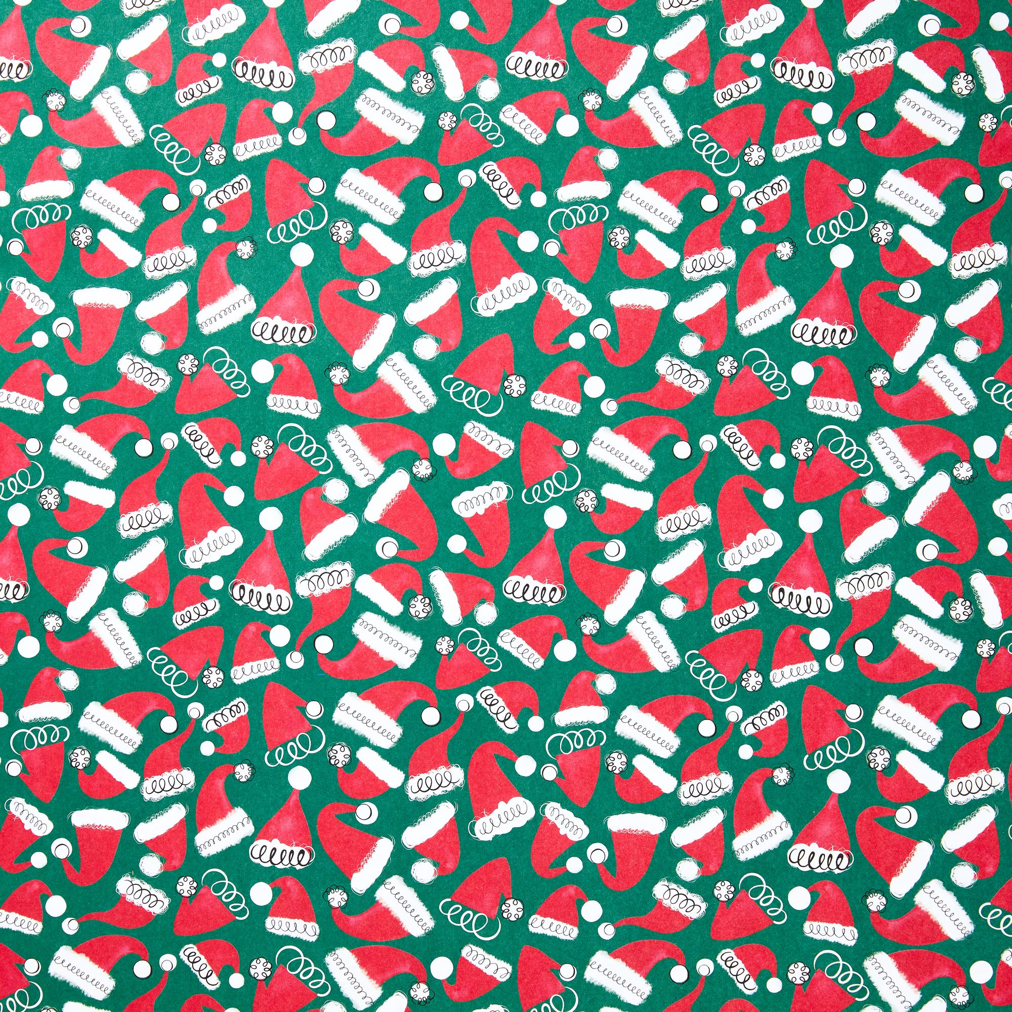 Alternative view of Santa Hat Flat Wrap