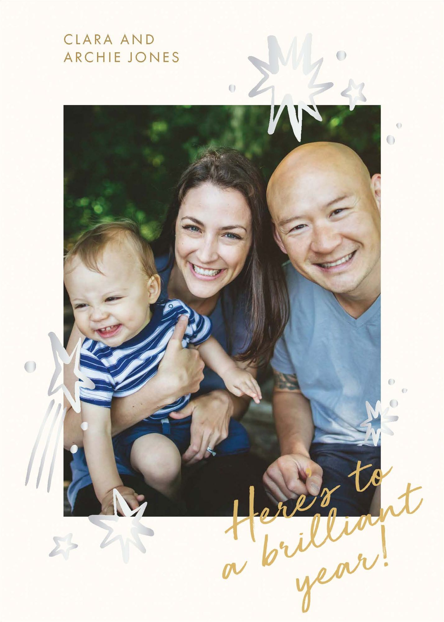 Alternative view of Brilliant Light Holiday Photo Card