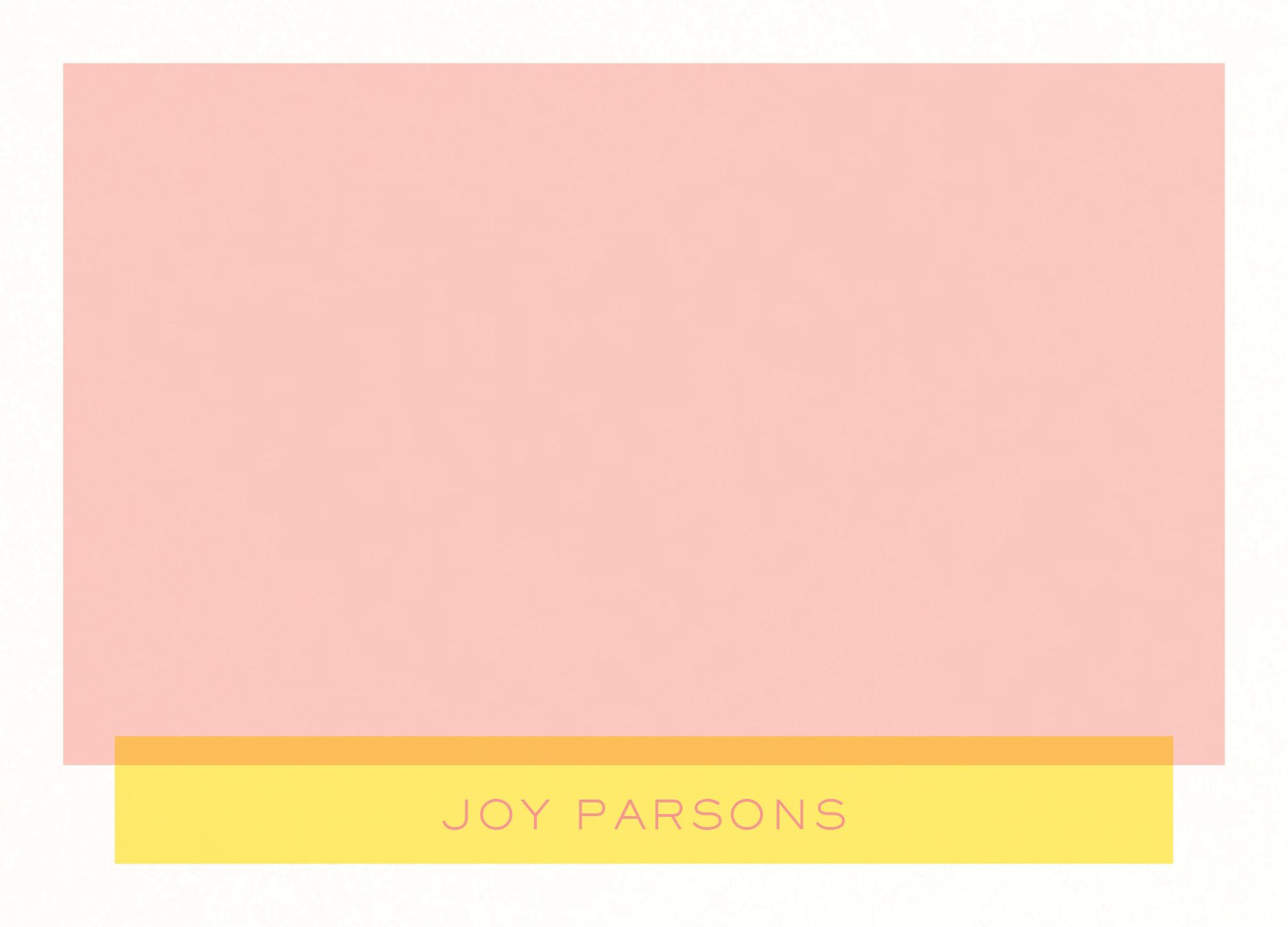 Alternative view of Colorblock Rectangles Stationery