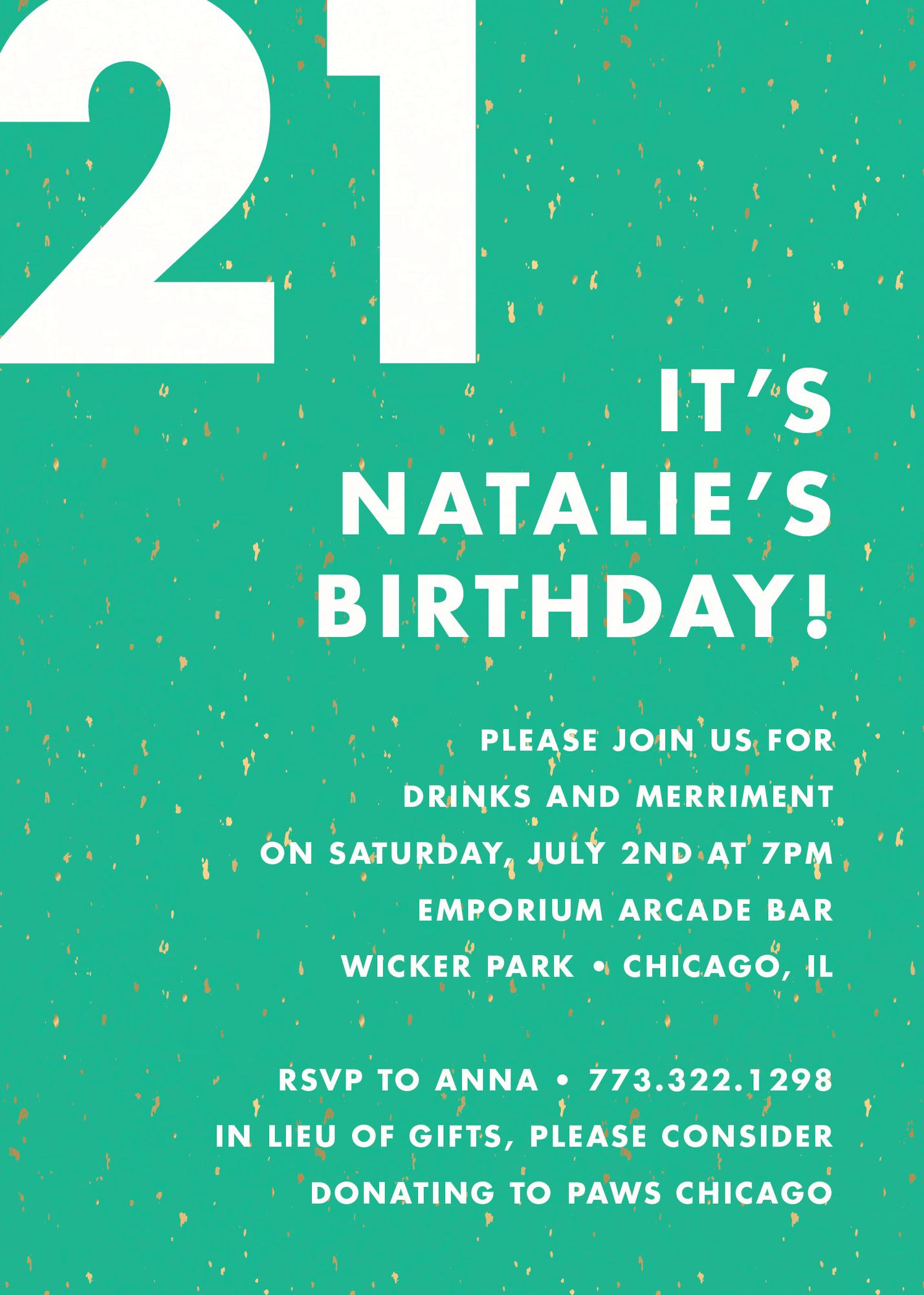 Alternative view of Colorful Party Invitation