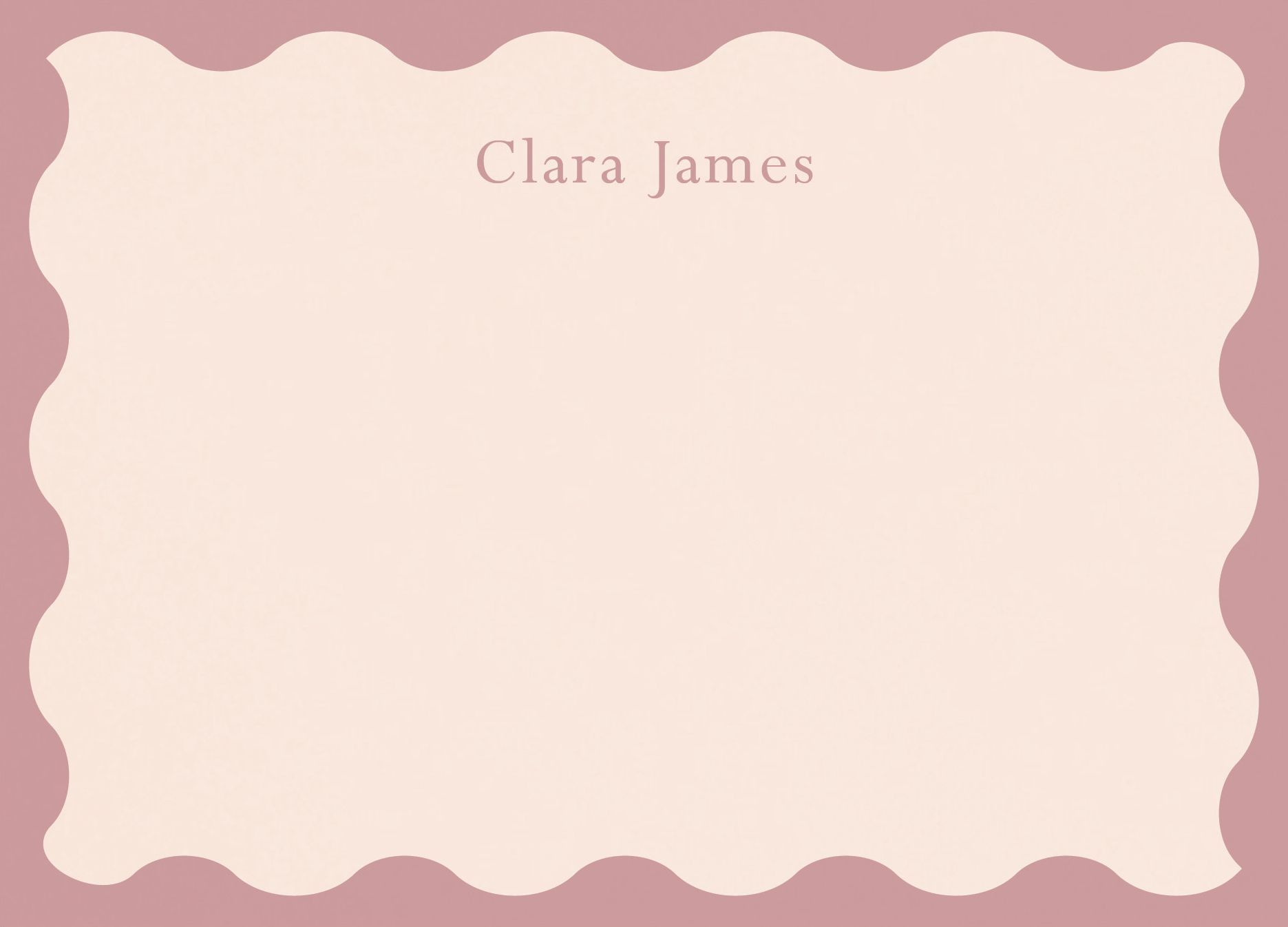 Alternative view of Wiggle Frame Stationery