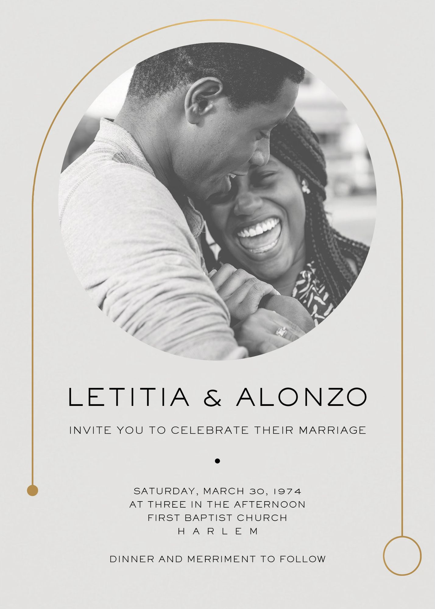 Destiny Photo White Wedding Invitation - Image 4