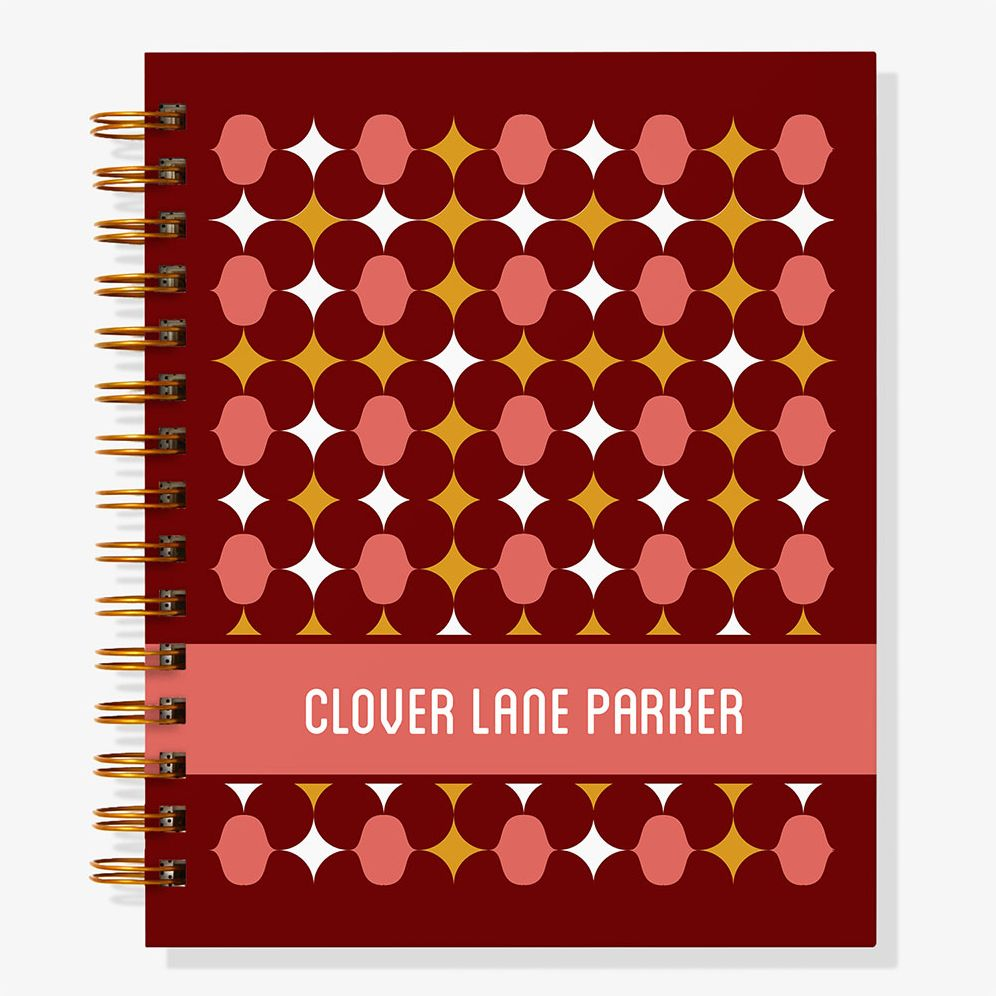 Alternative view of 12-Month Mid Mod Custom Planner