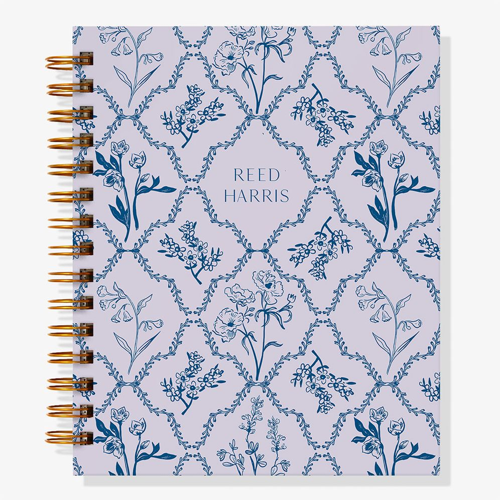12-Month Woodland Toile Custom Planner - Image 3