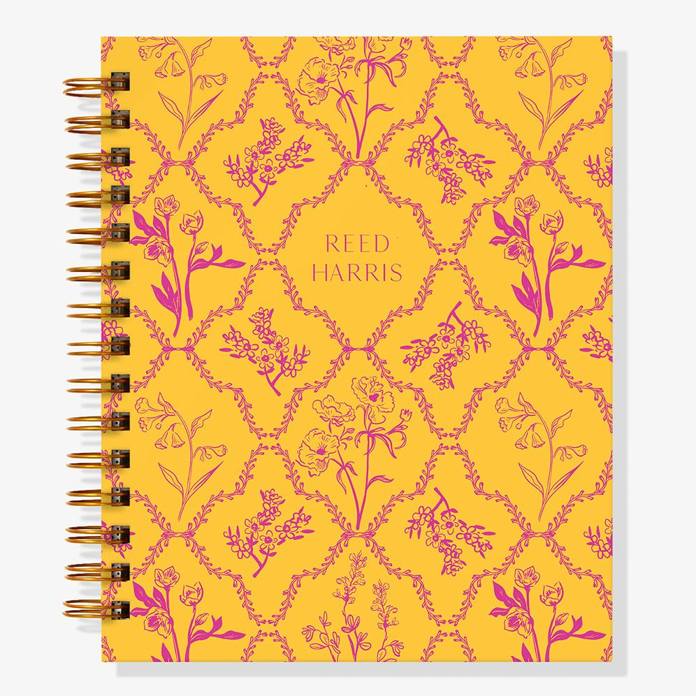 12-Month Woodland Toile Custom Planner - Image 4