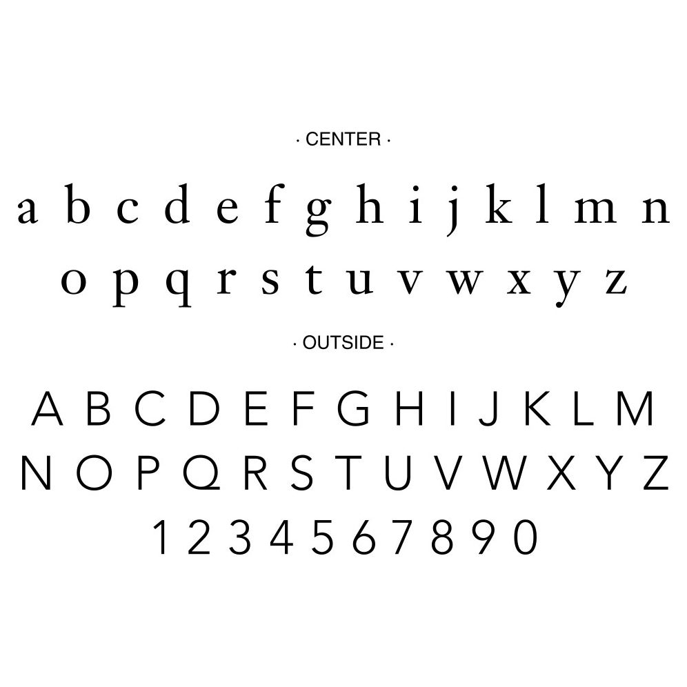 Alternative view of Circle Ampersand Custom Embosser Plate with Embossing Tool