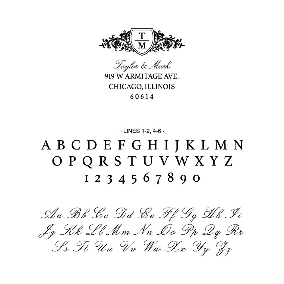 Alternative view of Crest Custom Stamp