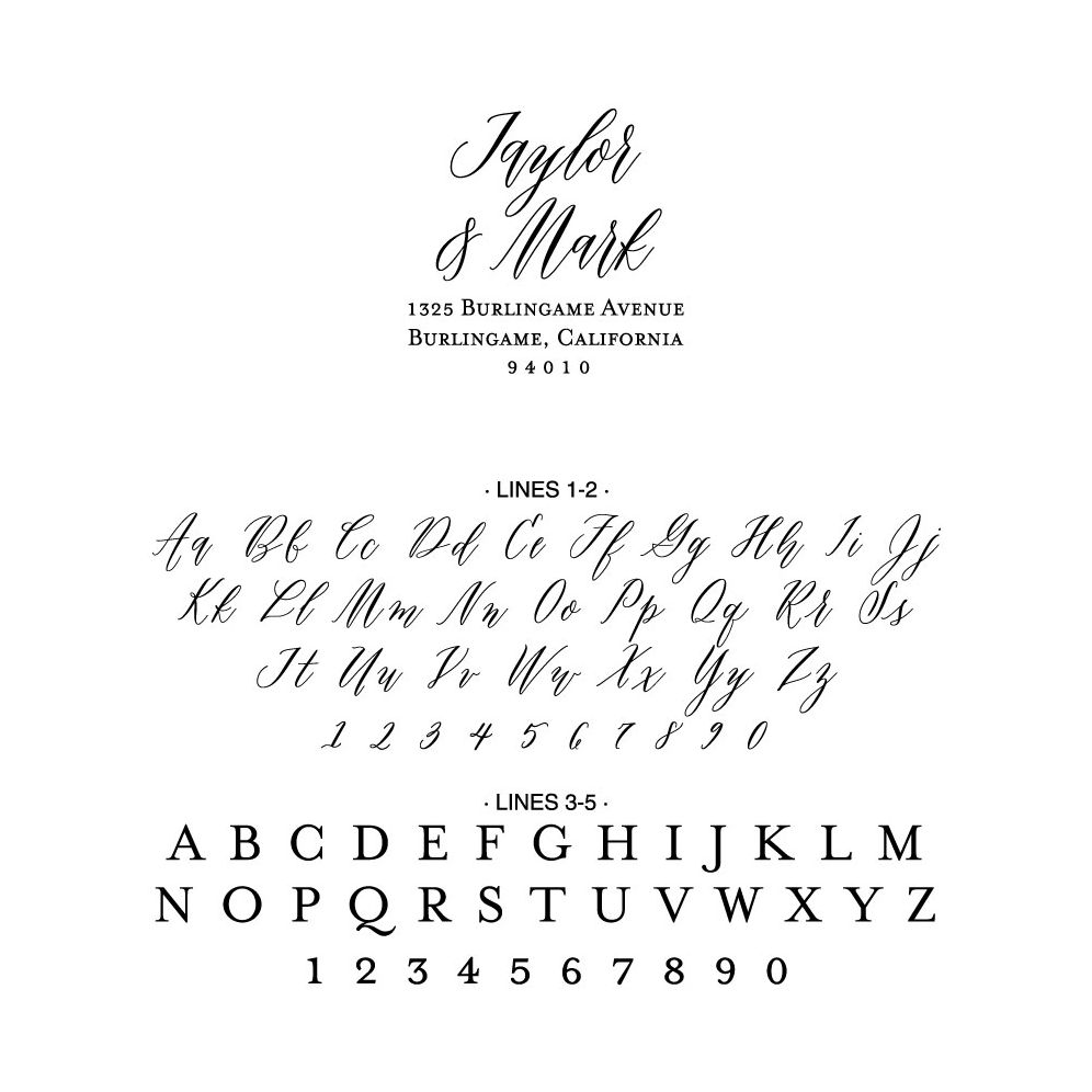 Alternative view of Hart Custom Stamp