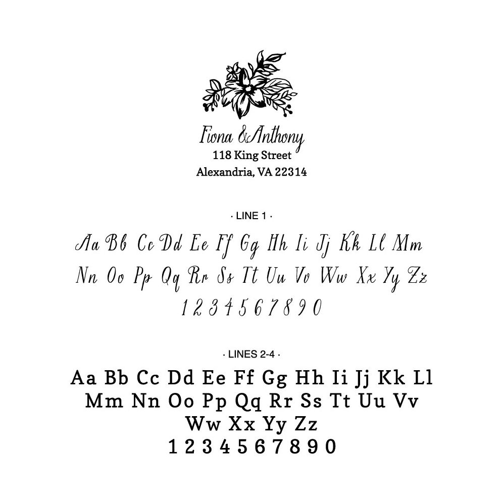 Golden Blooms Custom Stamp and Stamp Tool - Image 2