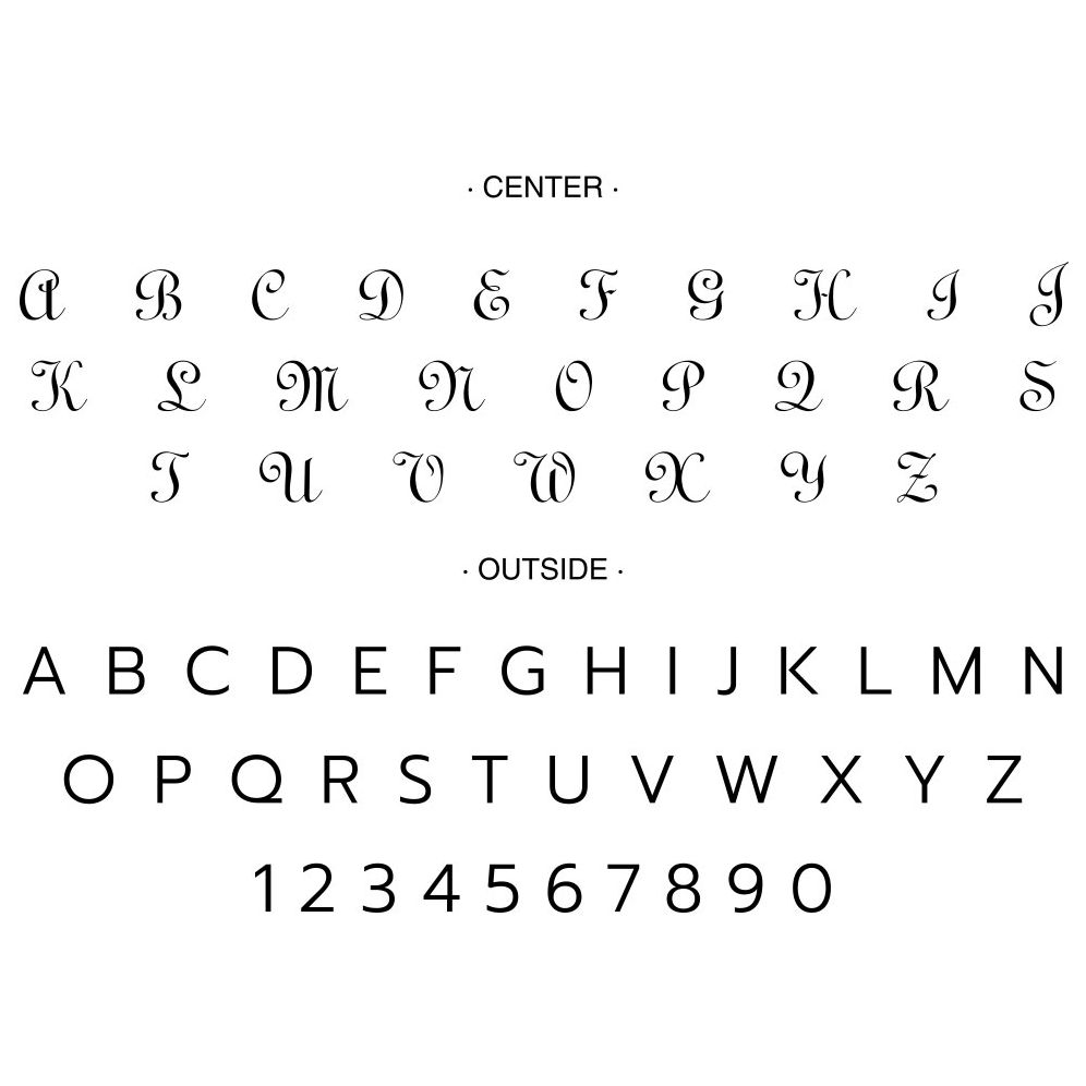 Modern Script Custom Embosser Plate with Embossing Tool - Image 2