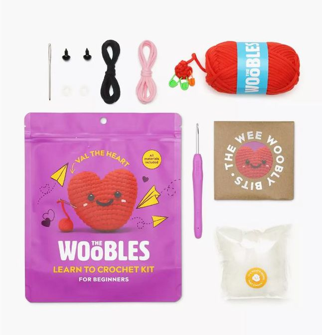 Alternative view of Val the Heart Learn to Crochet Kit