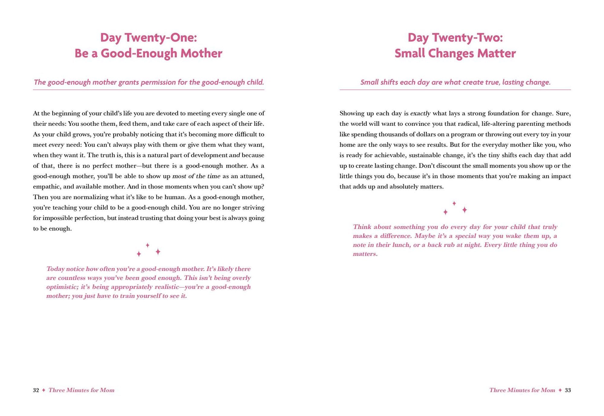 Alternative view of Three Minutes for Mom: 365 Days of Empowerment, Encouragement, and Growth for a More Connected Motherhood