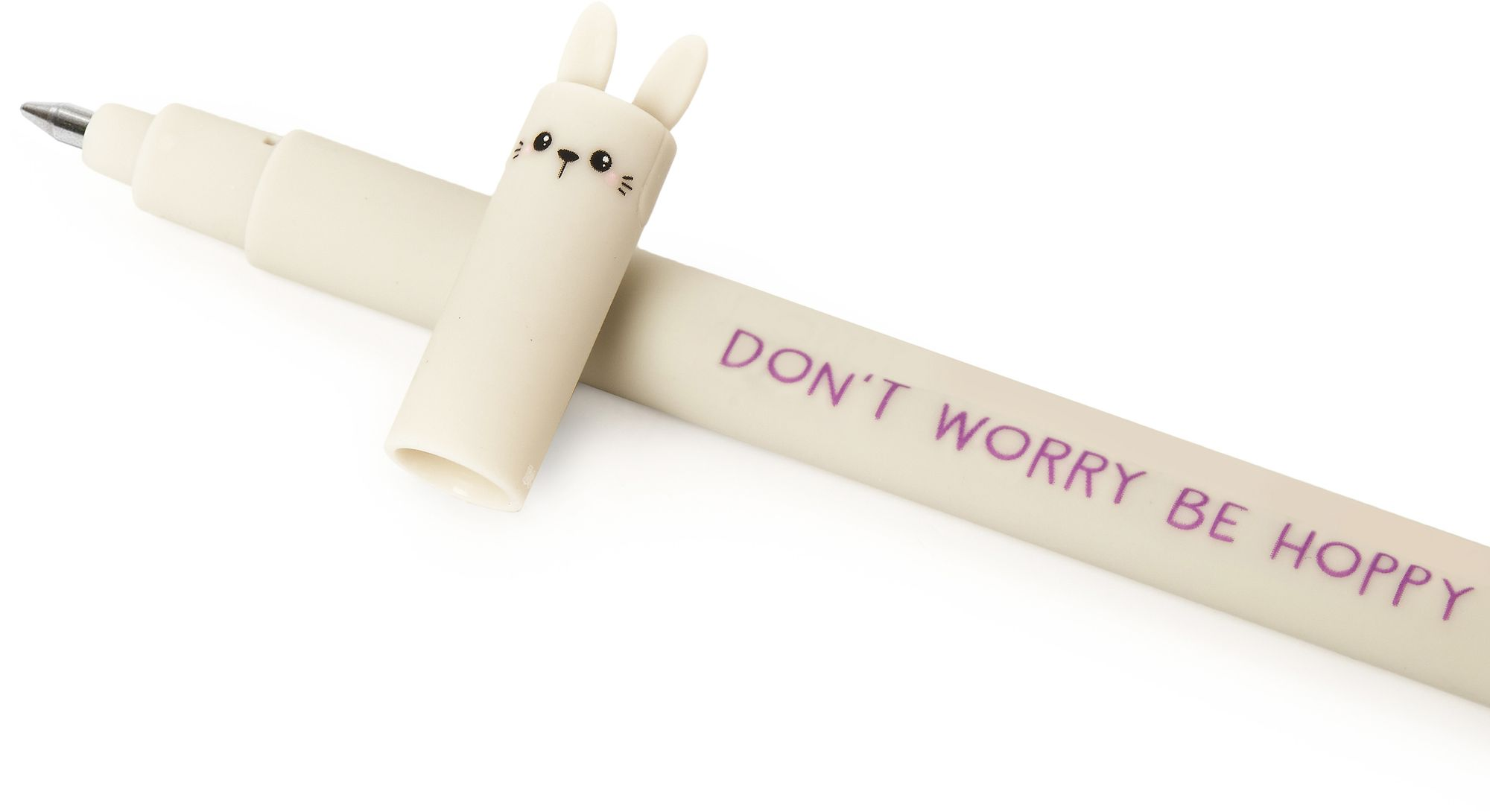 Alternative view of Bunny Erasable Gen Pen - Purple Ink