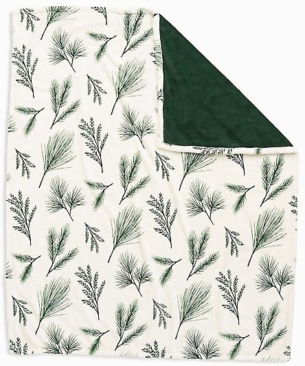 Alternative view of Greenery Throw Blanket