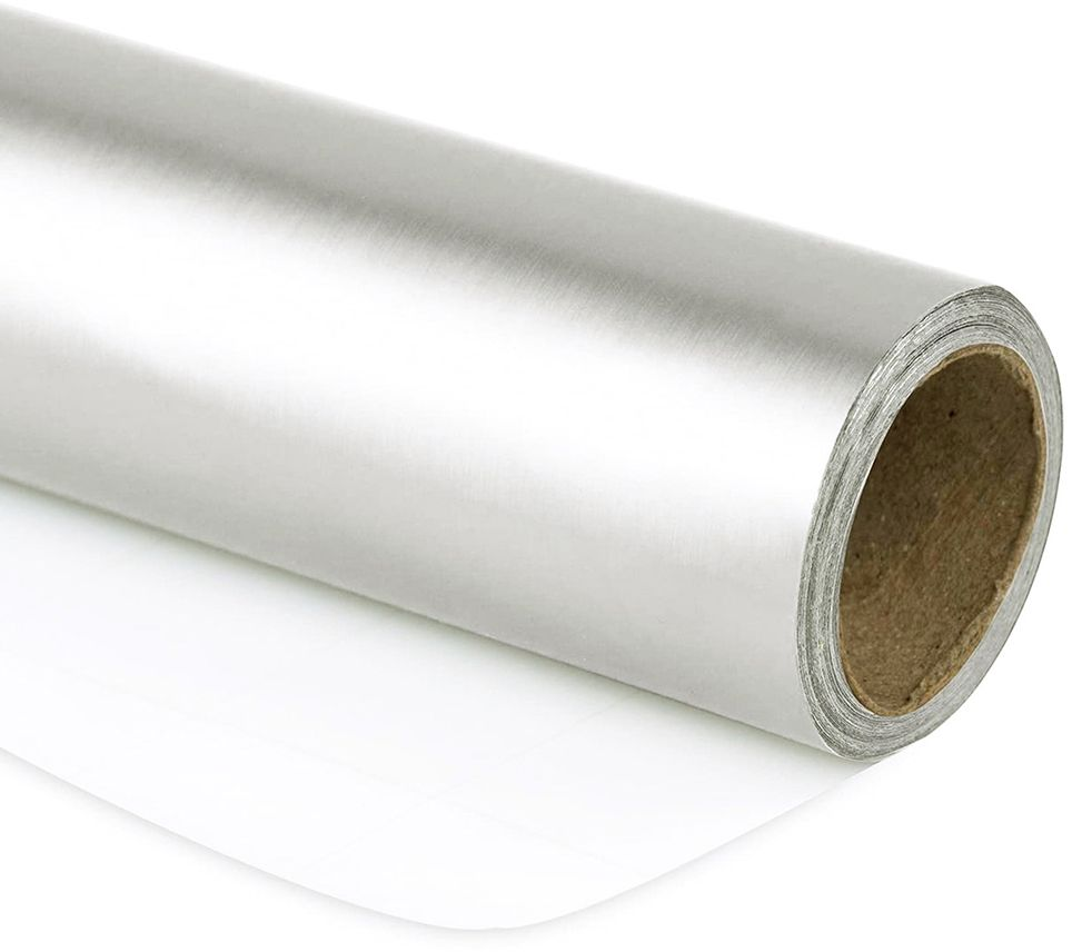 Alternative view of Silver Matte Wrapping Paper