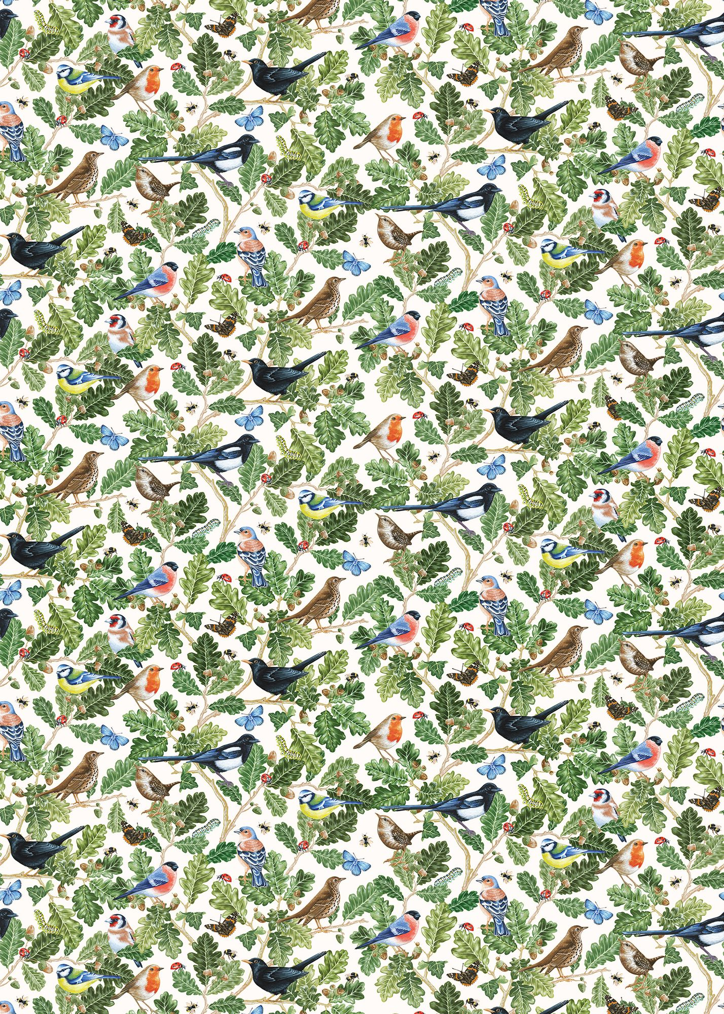 Alternative view of Birdsong Roll Wrap