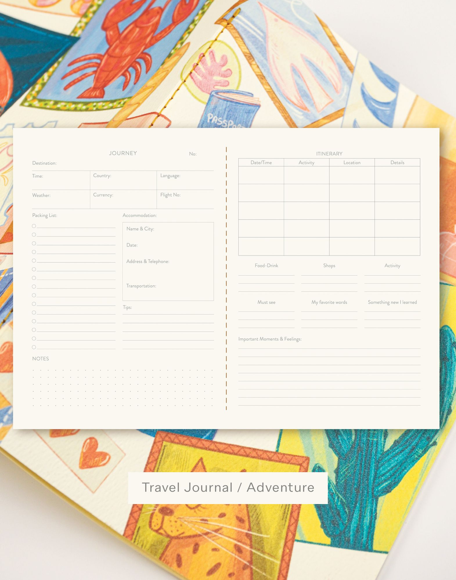 Handmade Travel Journal / Adventure - Image 6