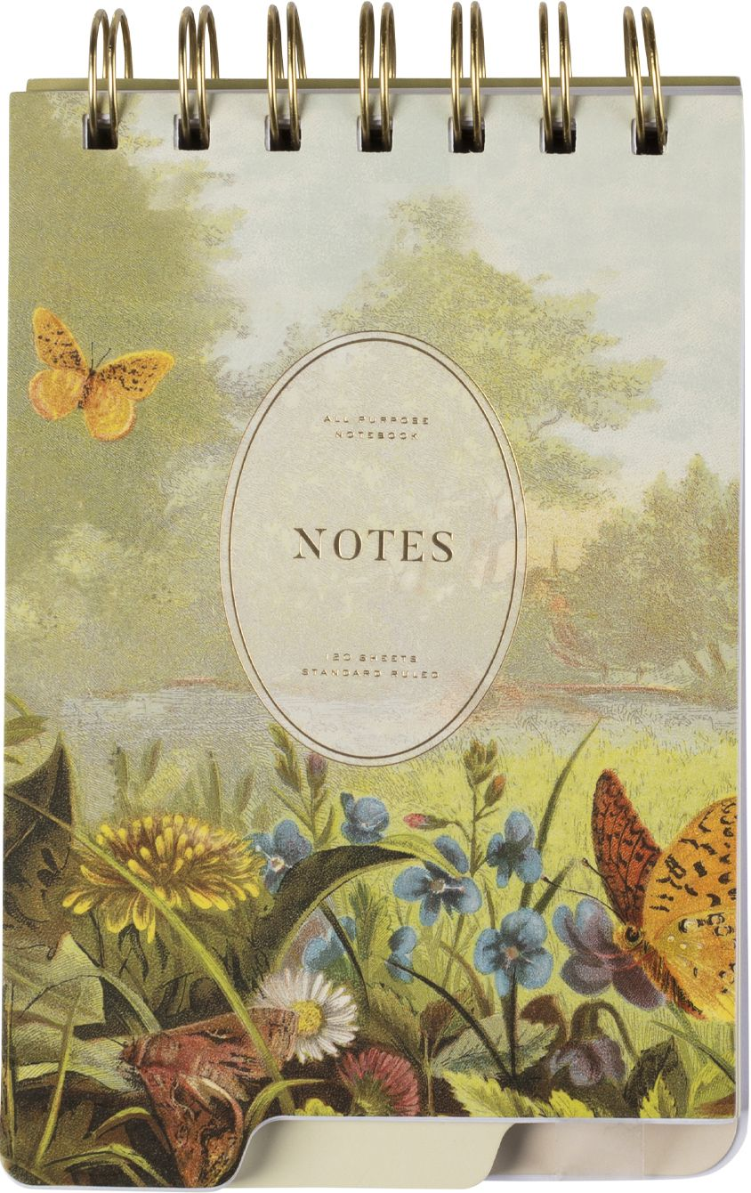 Alternative view of Butterfly Meadow Tabbed Spiral Notepad - Exclusive
