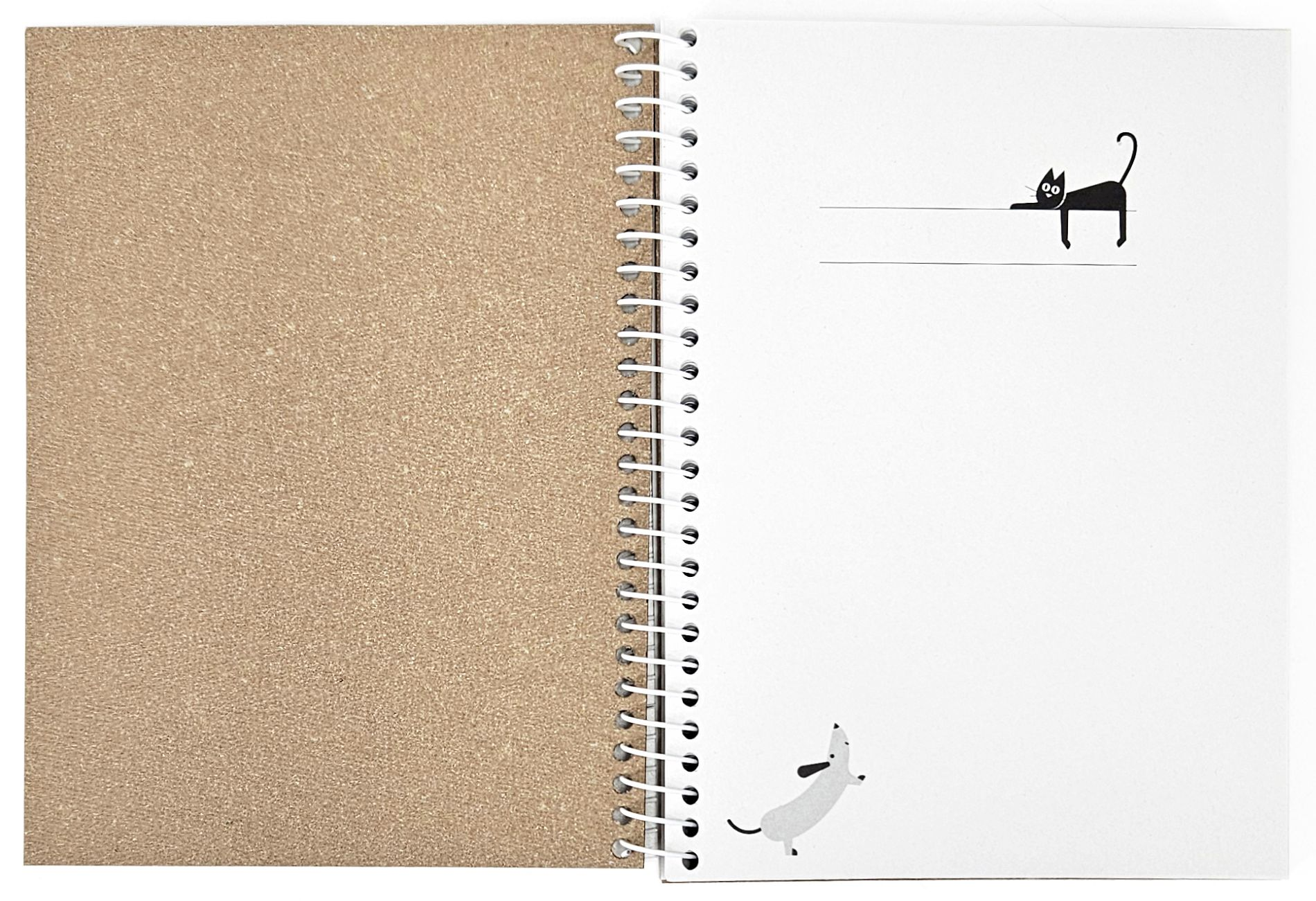 Spiral Cat and Dog Notebook - Exclusive - Image 3