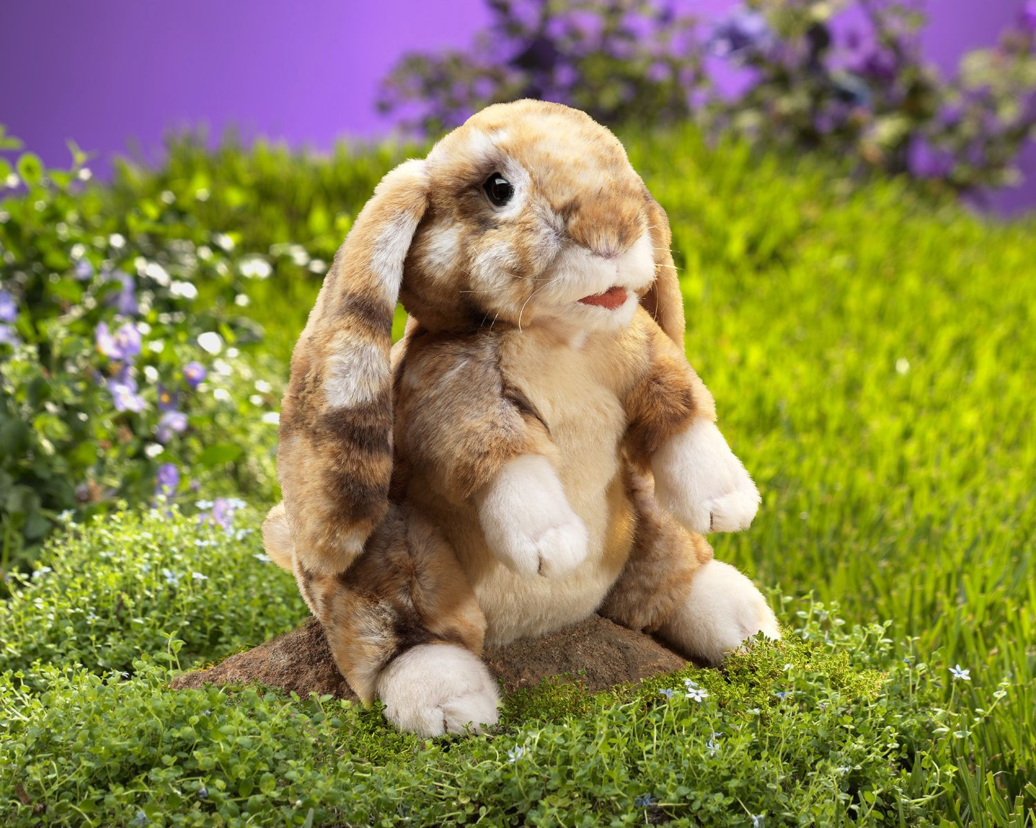 Alternative view of Silky Bunny Puppet