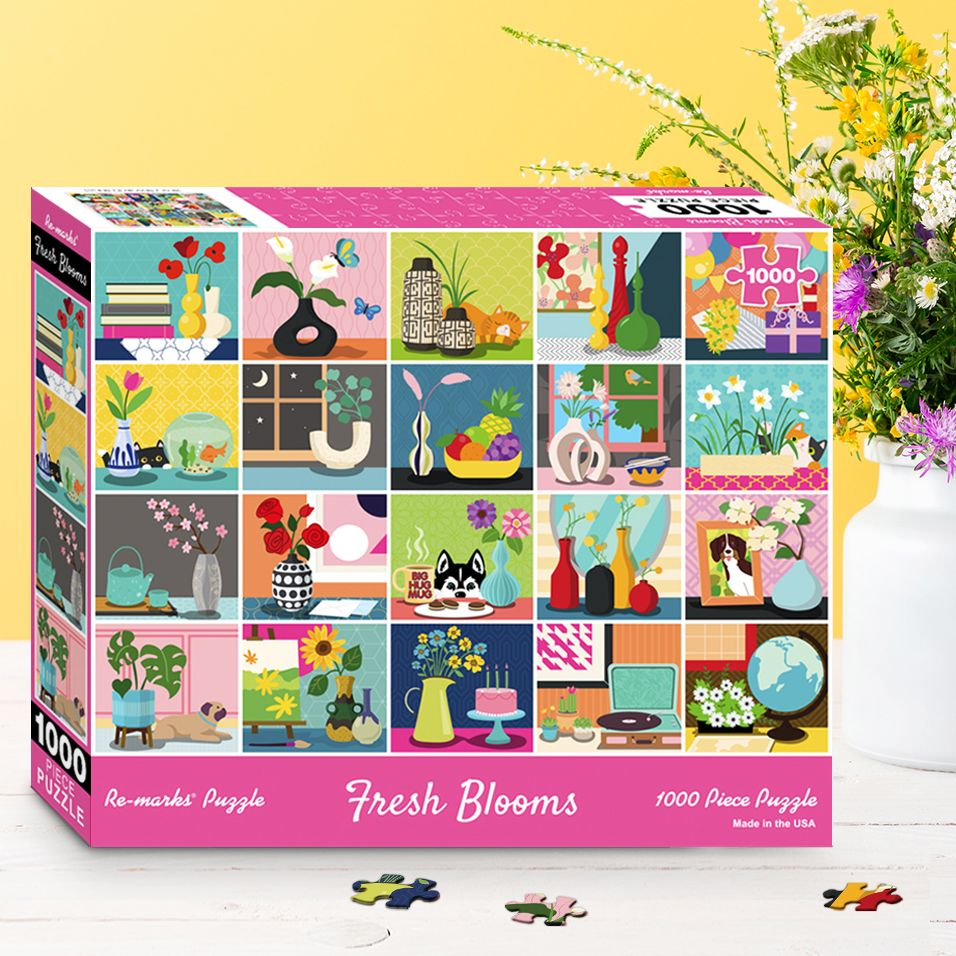 Fresh Blooms 1000-Piece Jigsaw Puzzle - Image 5
