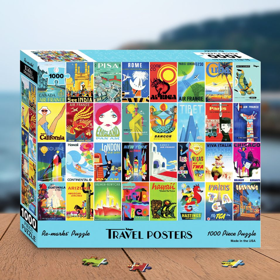 Travel Posters 1000-Piece Jigsaw Puzzle - Image 5