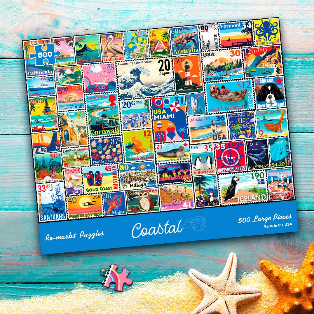 Coastal 500 Large Piece Jigsaw Puzzle - Image 6