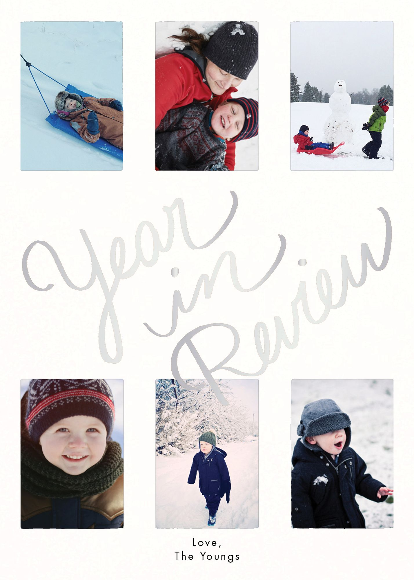 Alternative view of Instant Photos Holiday Photo Card