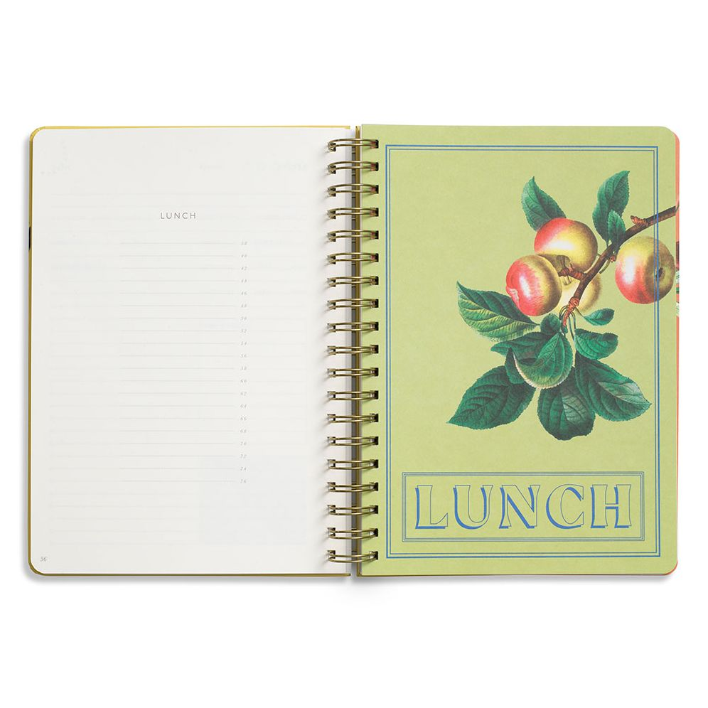 Fruits B5 Spiral Guided Recipe Journal Yellow - Image 4