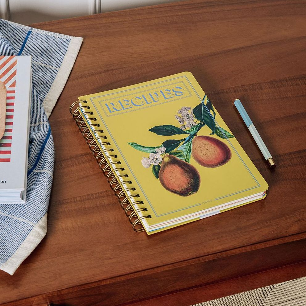 Fruits B5 Spiral Guided Recipe Journal Yellow - Image 6