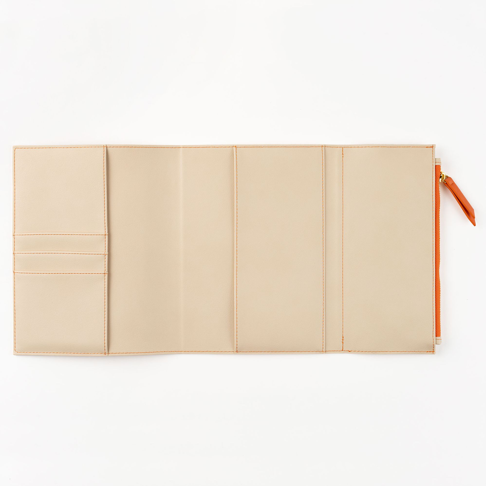 Paper Source A5 Journal Cover Clutch - Beige/Orange - Image 3