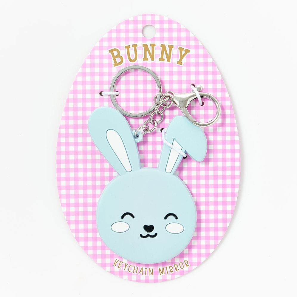 Mirrored Bunny Keychain
